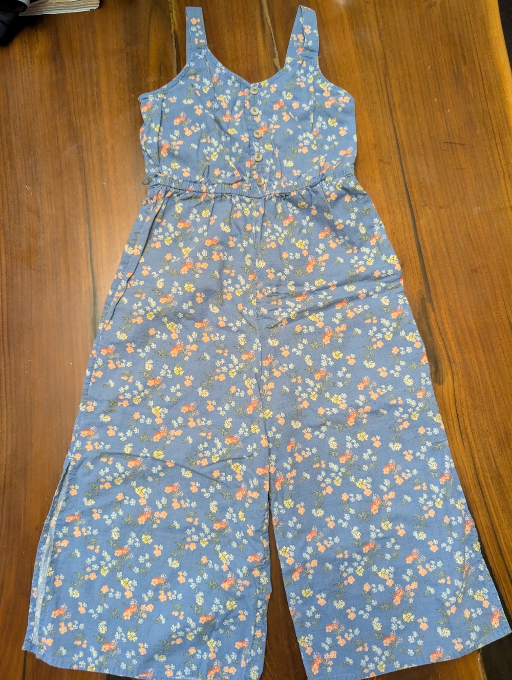 Girls Cropped Jumpsuit